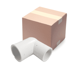 3/4 x 1/2-Inch 90-Degree Reducing Elbow, Slip x Slip, Box of 200