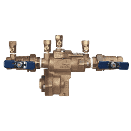 3/4" 860 Reduced Pressure Zone Backflow Preventer Assembly, Quarter Turn Shutoff