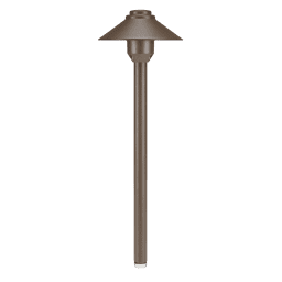 Architectural Bronze Ground Mount G4 LED Path Light 1.5W