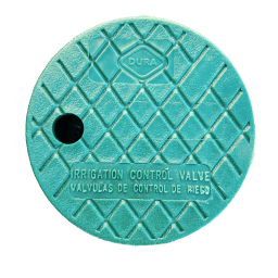 61, 6" Round Green Valve Box with Green Lid