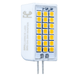 LED Rectangle G4 Bi-Pin Wafer 3000K 3W