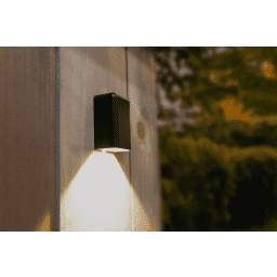 Guadalupe Wall Light Blackened Brass W/Integrated 210Lm, 3000K, 90Deg, 8-15Vac, Ip65