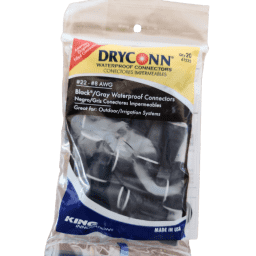 Medium Waterproof Wire Connectors, Black/Gray (20 pc) (#61235)