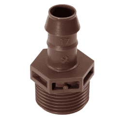 Barb Male Adapter - 17mm x 3/4 in. MPT