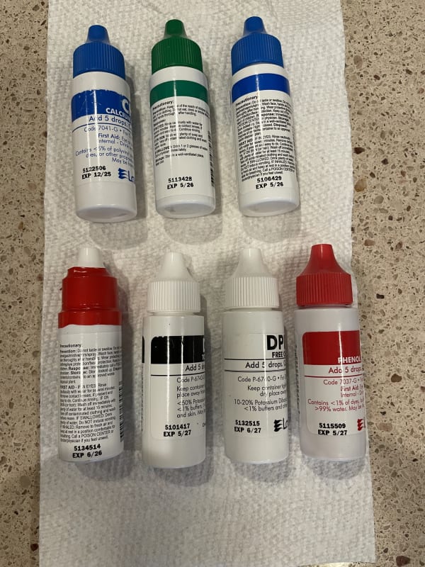 Some of the chemical bottles you sent us were out of date they will not even last a year.