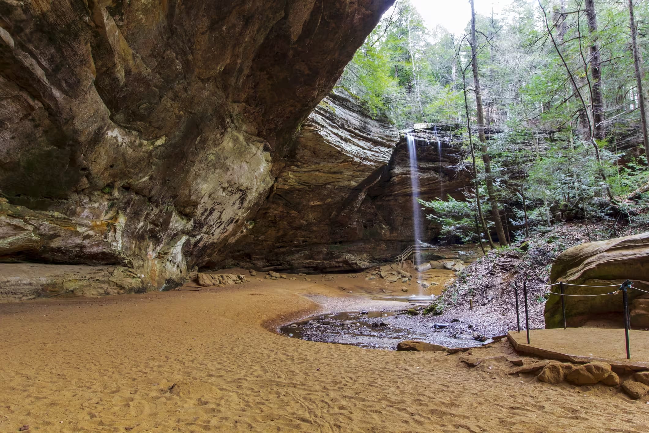 Ash Cave — accessible trail Hocking Hills