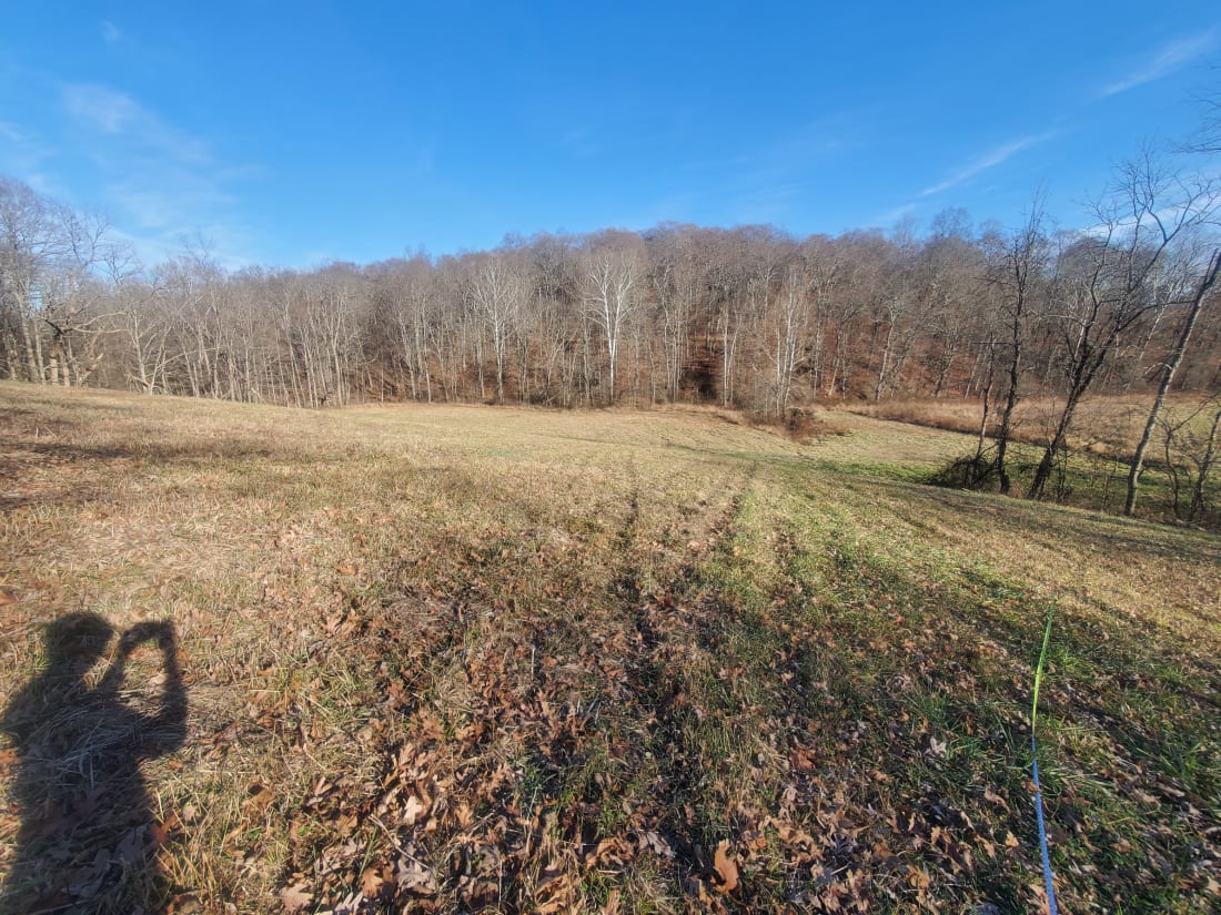 The land in Hocking Hills before Pool House Lodge was built