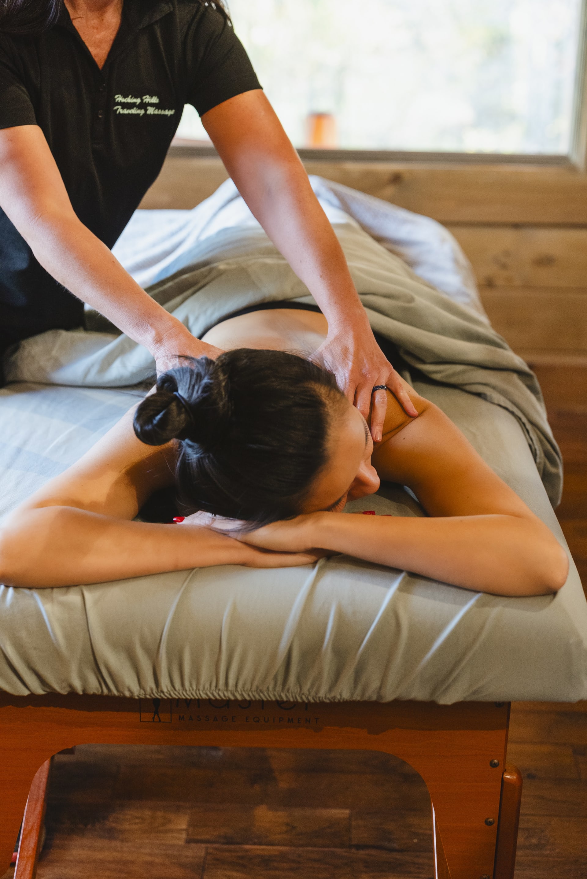 In-lodge massage therapy at Pool House Lodge Hocking Hills