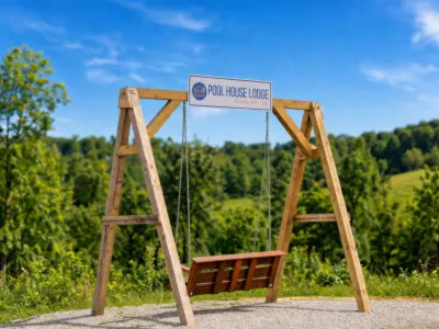 Swing trail at Pool House Lodge