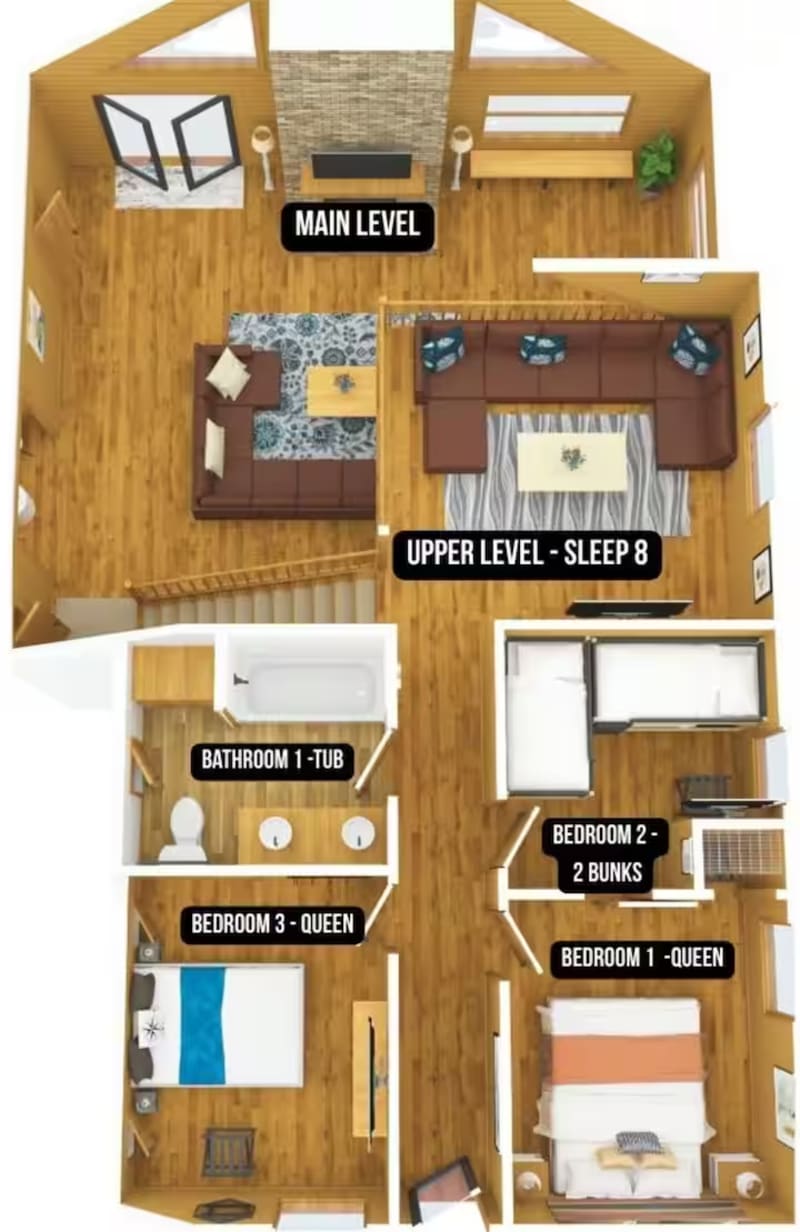 Upper Level Floorplan