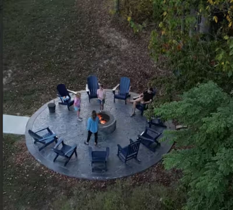 Firepit night time