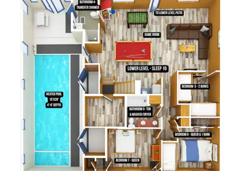 Lower Level Floorplan