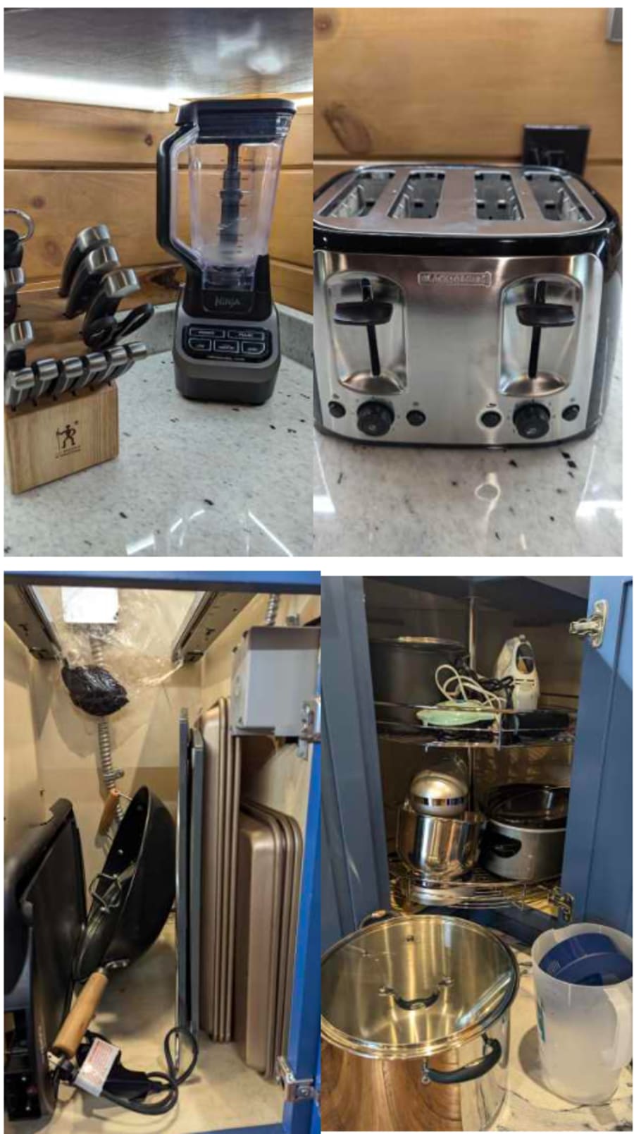 Kitchen appliances at Pool House Lodge