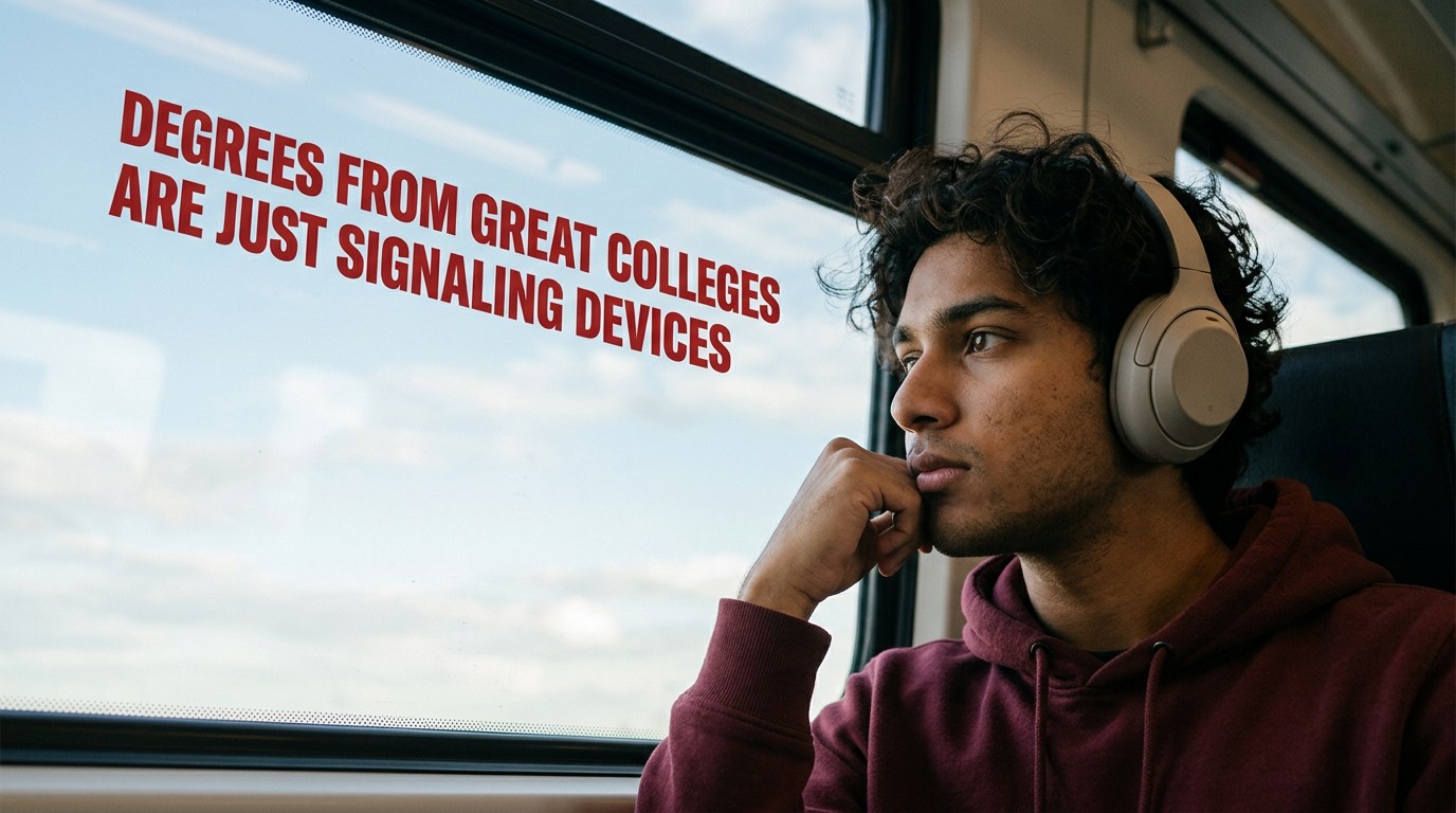 Cinematic Academic Signaling Thumbnail AI image template preview