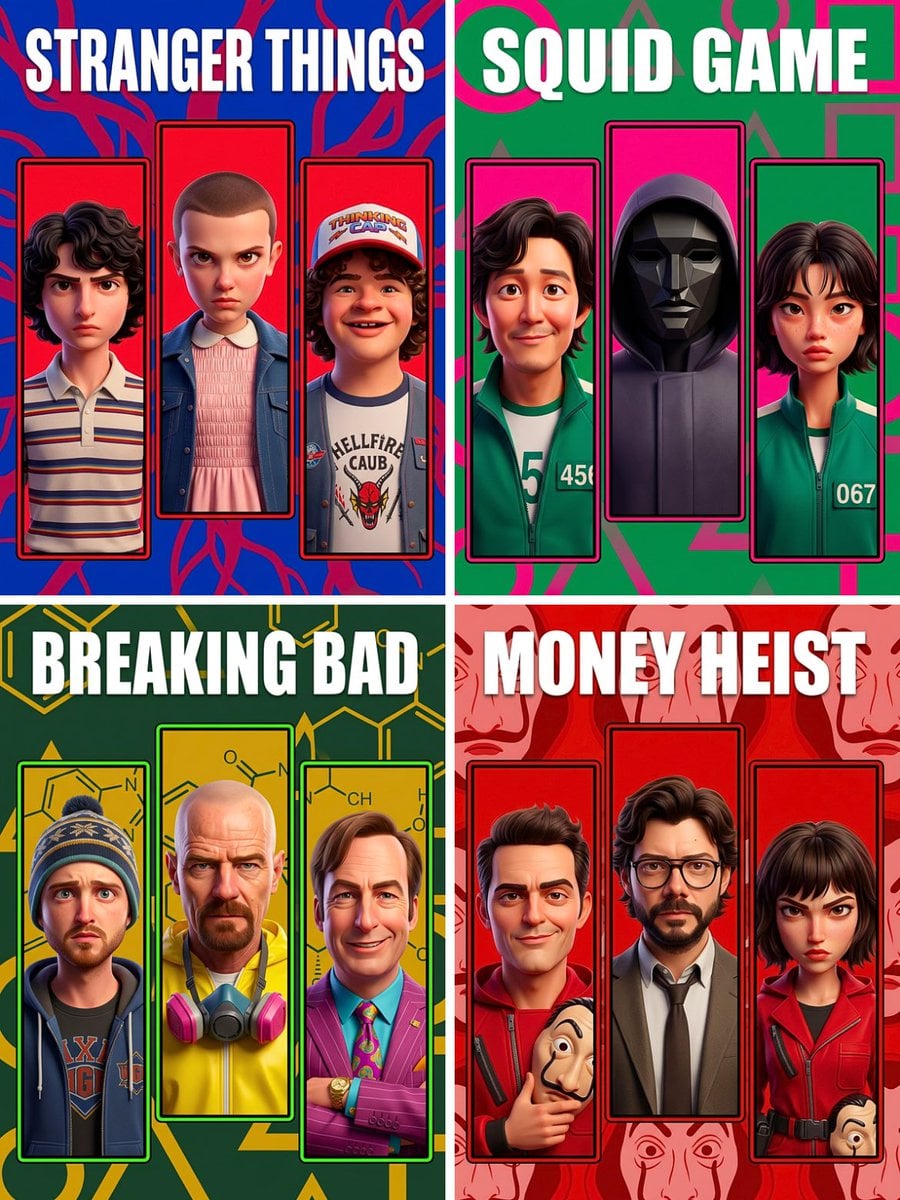 CGI 3D Hero Portrait AI image template preview