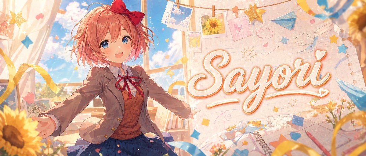 gpt2-youtube-thumbnail-dreamy-anime-sayori-banner AI image template preview