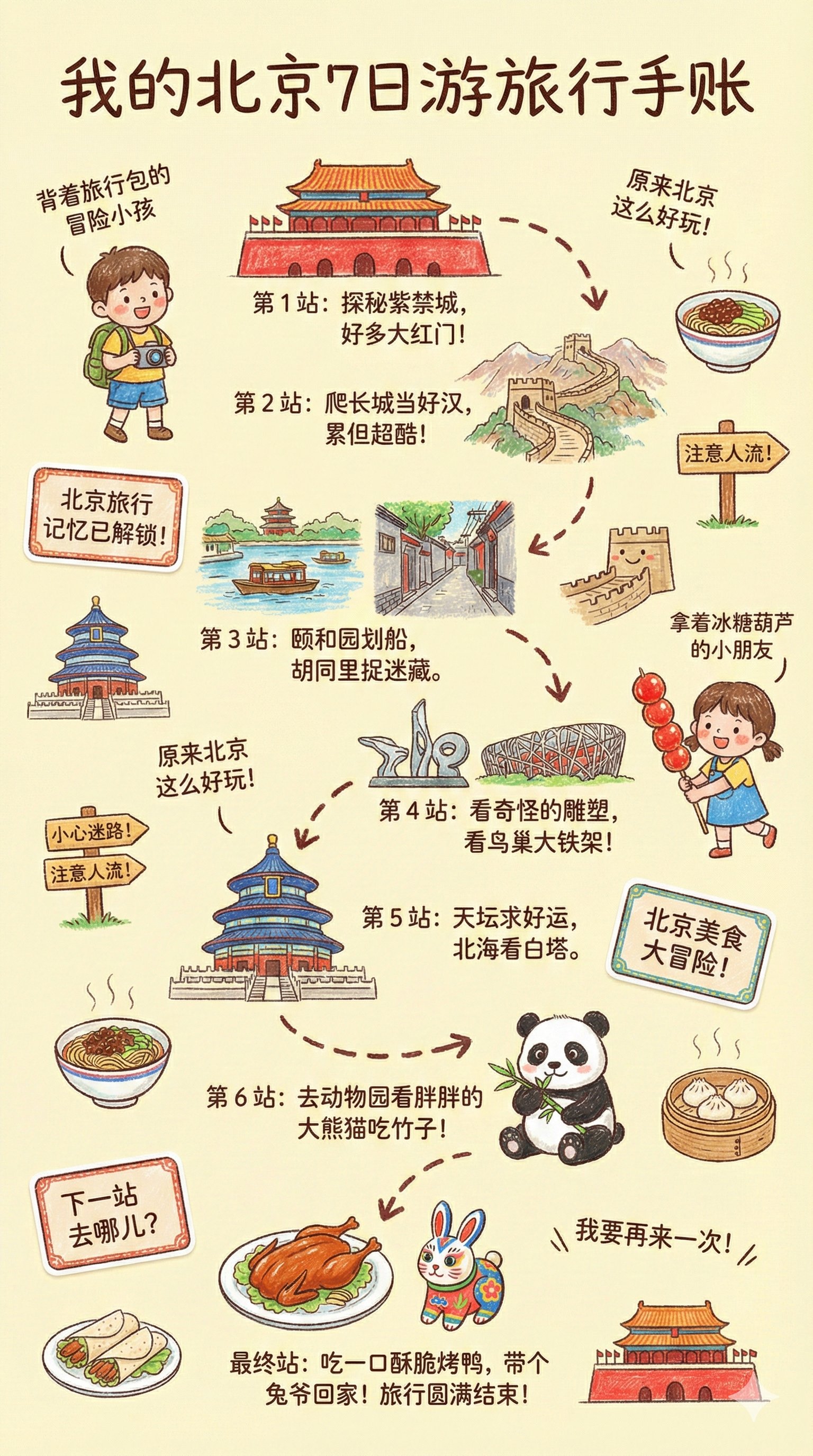 2-kids-crayon-travel-journal-illustration- AI image template preview