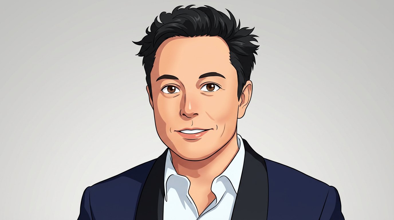 2D Cel Animation Portrait — Gemini Style AI image template preview