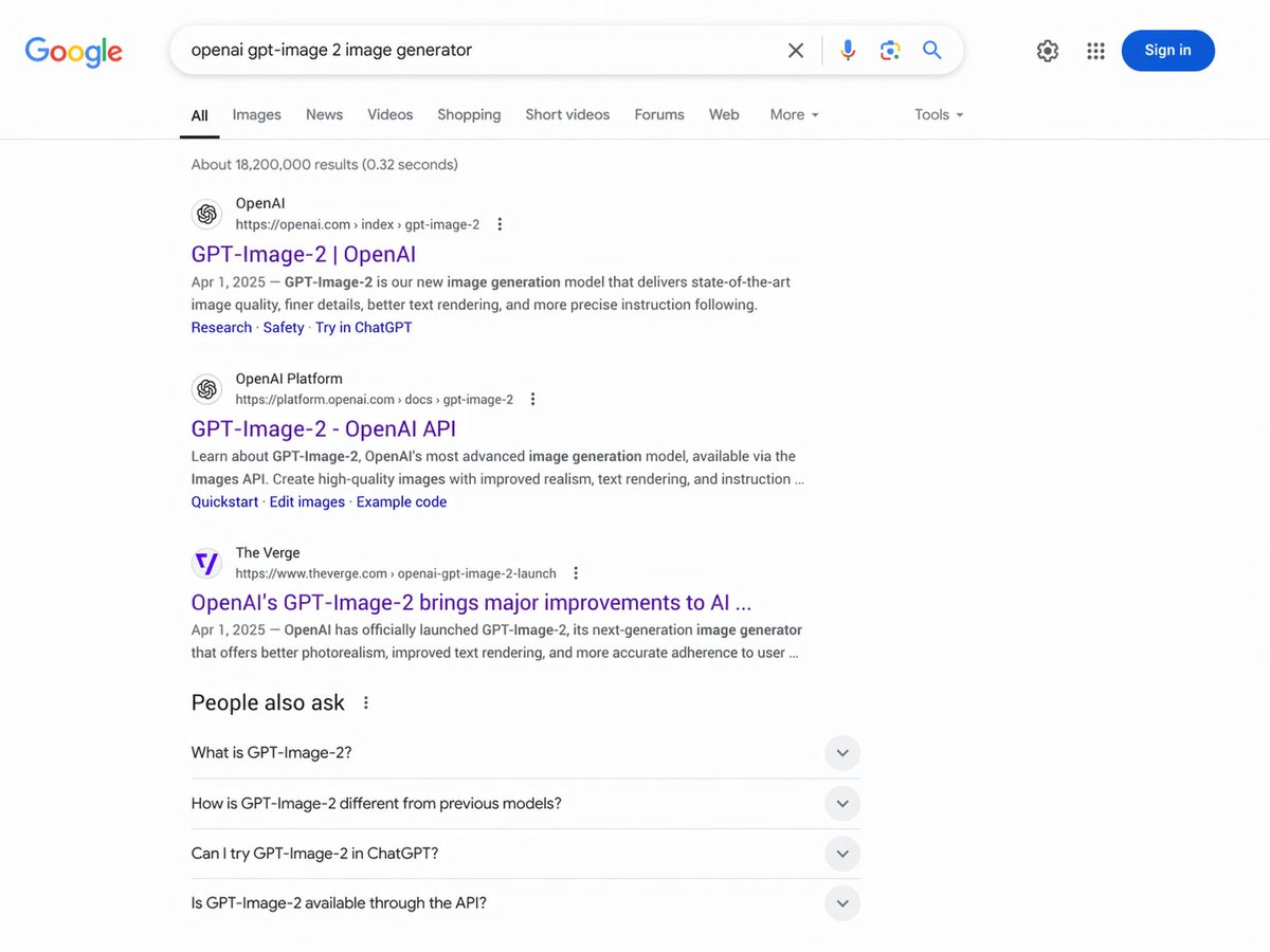 Google Search Results Mockup AI image template preview