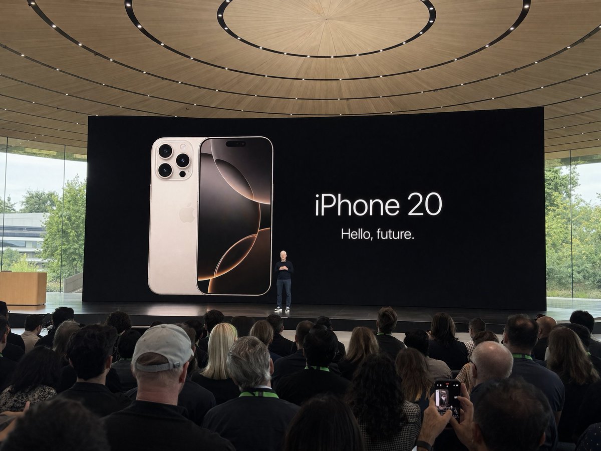 Apple Park Keynote Photo Prompt AI image template preview