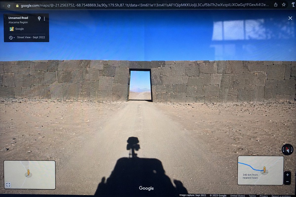 Google Street View Anomaly Screen Photo AI image template preview