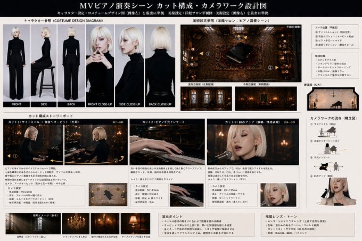 MV Pre-visualization Blueprint AI image template preview