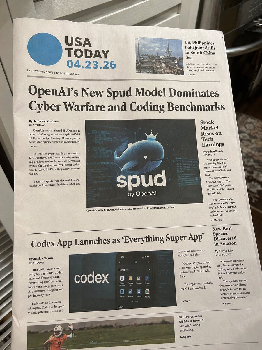 Photorealistic Newspaper Front Page AI image template preview