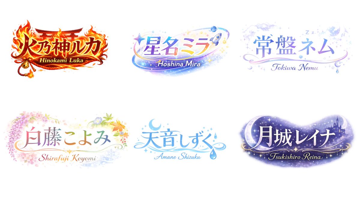 VTuber Logo Concept Grid AI image template preview