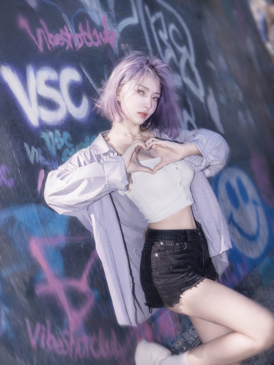 Urban Streetwear Portrait with Graffiti AI image template preview