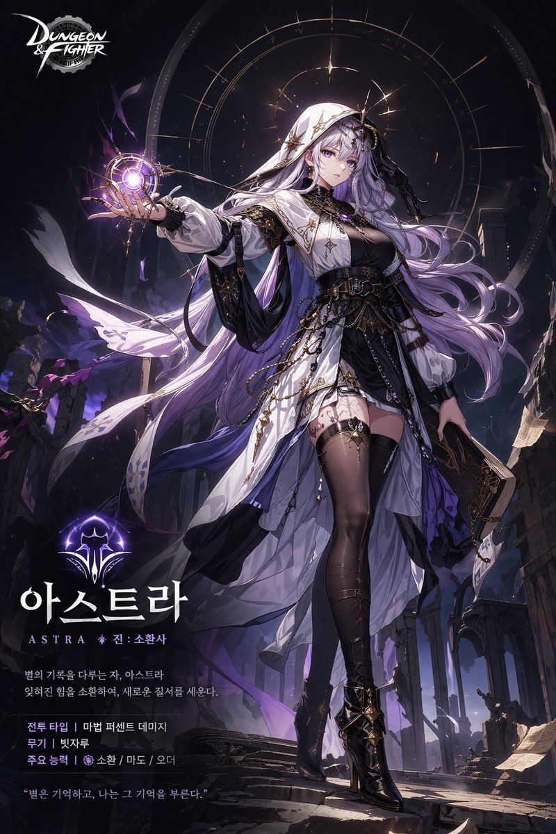 Anime Game Character Promo Poster AI image template preview