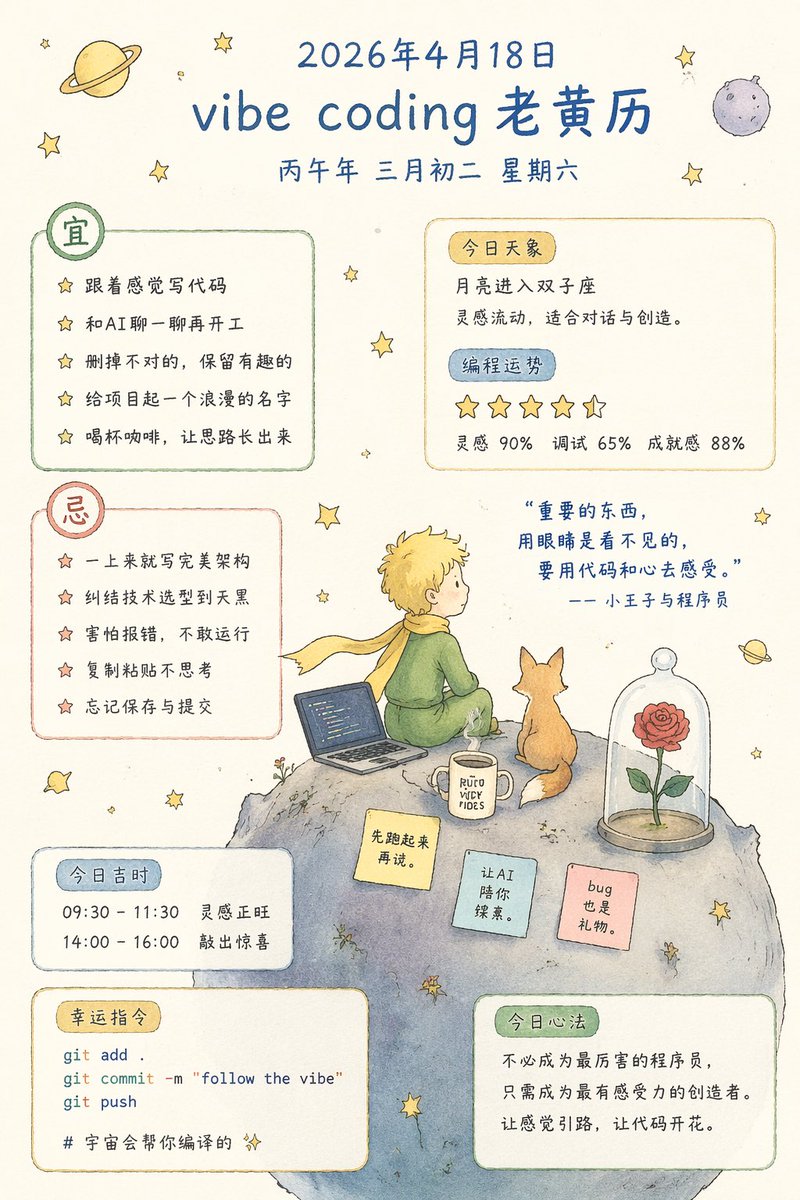 Whimsical Programmer Almanac Infographic AI image template preview