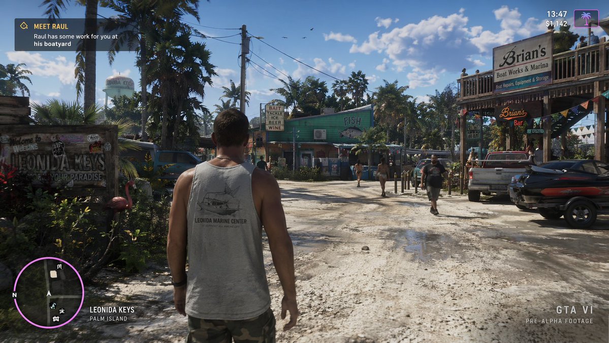 Open-World Game Screenshot Mockup AI image template preview