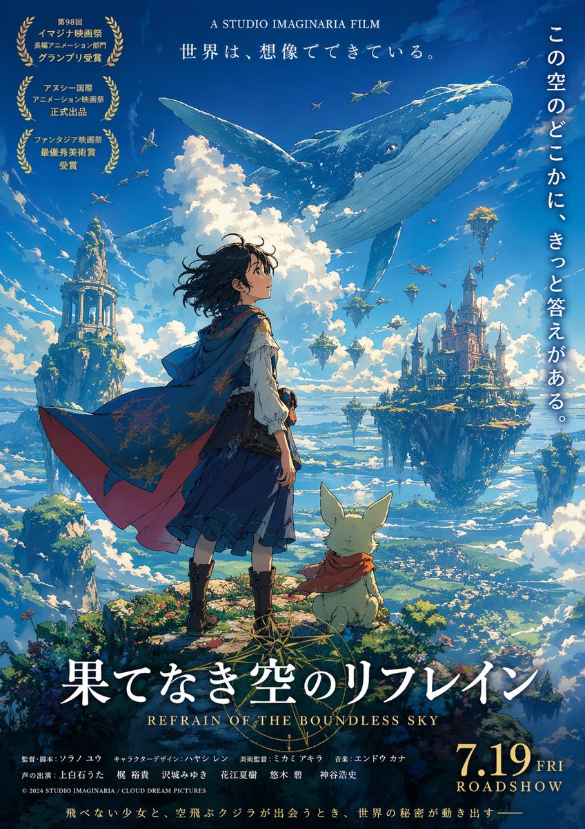 Anime Film Poster Generator AI image template preview