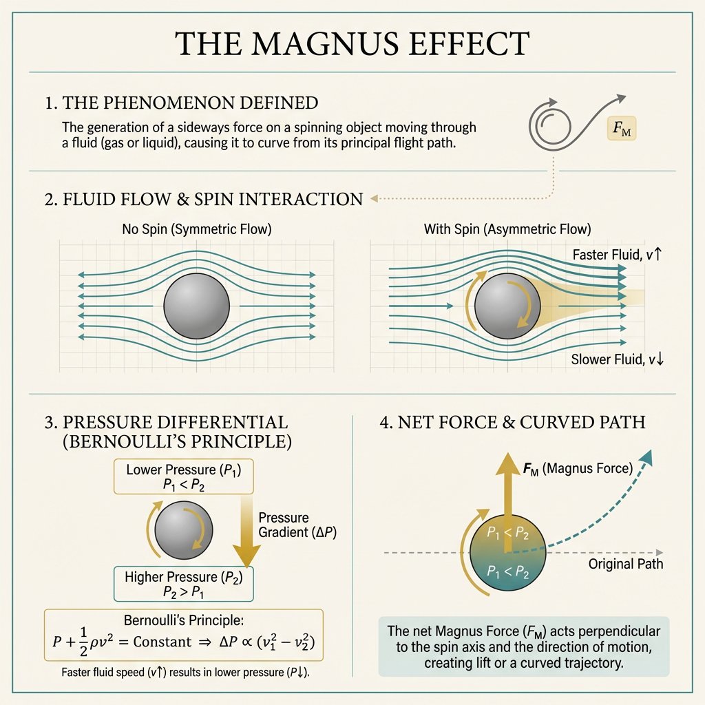 Minimal Magnus Effect Infographic AI image template preview