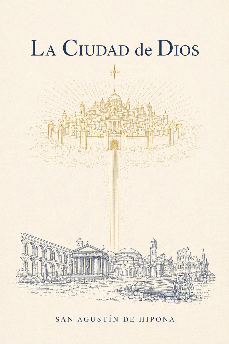 Classical Cover for The City of God AI image template preview