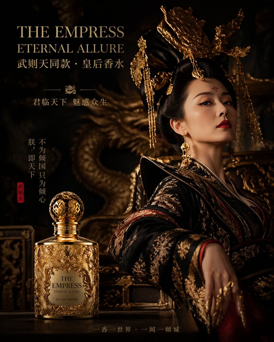 Royal Perfume Advertisement Prompt AI image template preview