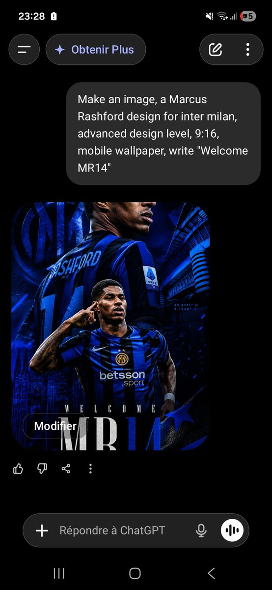 Marcus Rashford Inter Milan Wallpaper example 2