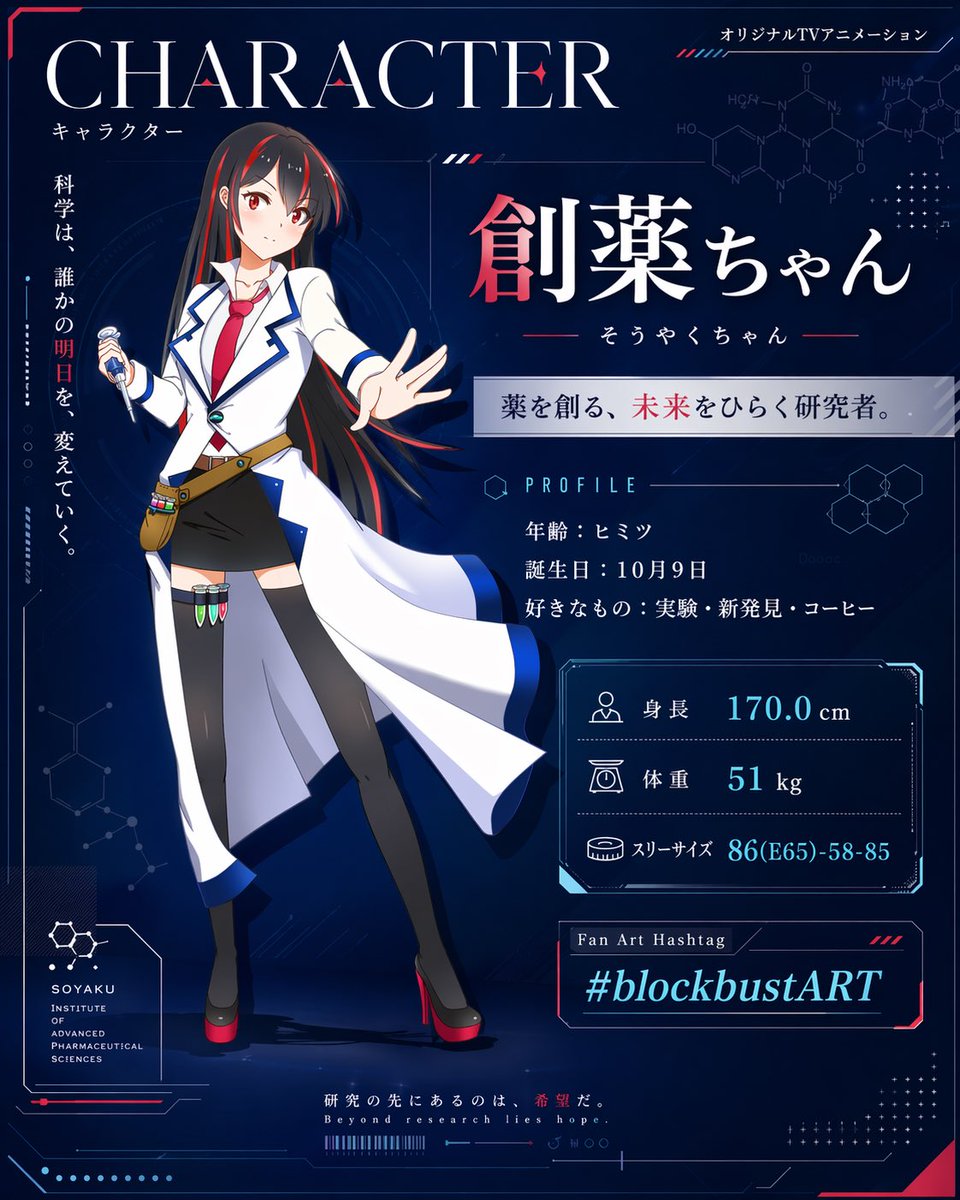 Anime Character Profile Web Sheet example 4