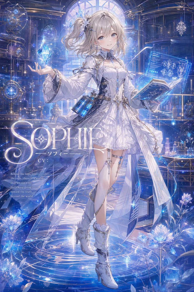 Overdecorated Sophie Magic Poster AI image template preview