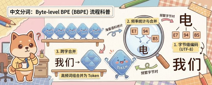 Scrapbook Byte-level BPE Explainer AI image template preview