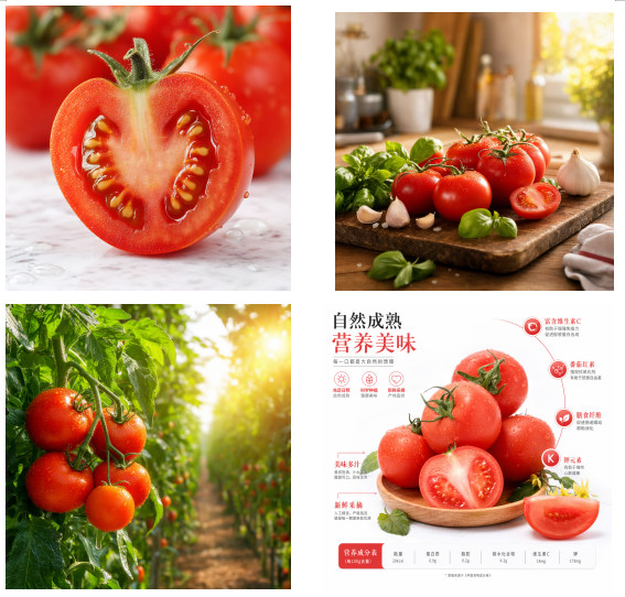 Chinese Tomato Nutrition Poster example 2