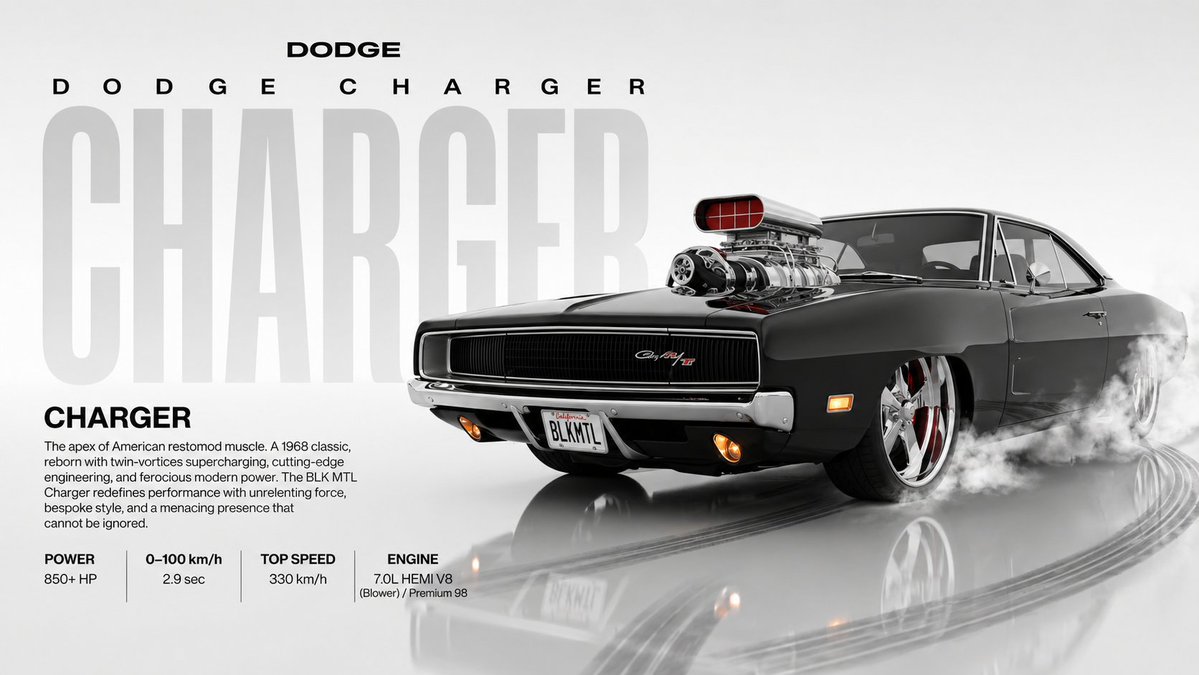 Dynamic Automotive Poster Reconstruction AI image template preview