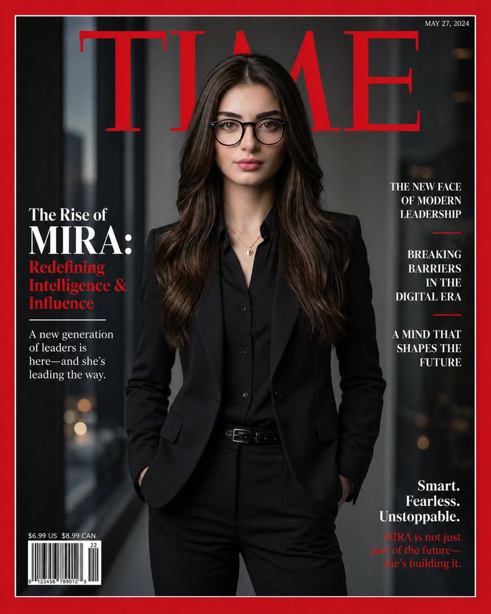 Personalized TIME magazine cover AI image template preview