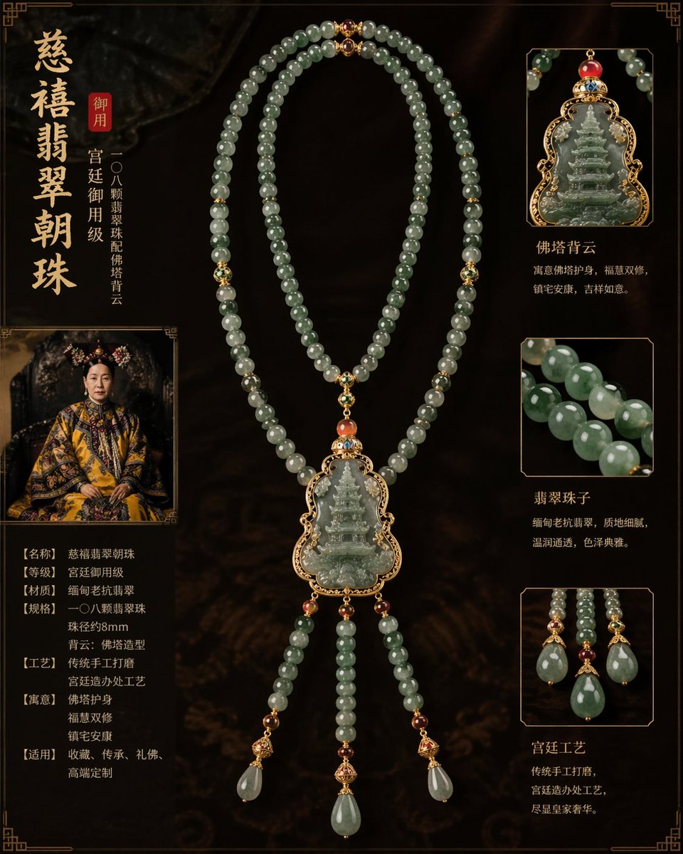 Imperial jewelry design prompt AI image template preview