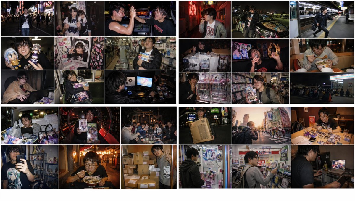 2010s Akihabara Otaku Snapshot Storyboard AI image template preview