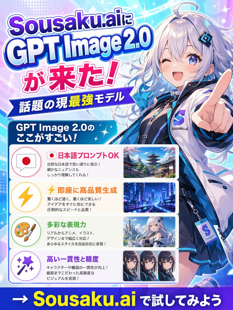 Japanese Anime AI Launch Poster AI image template preview