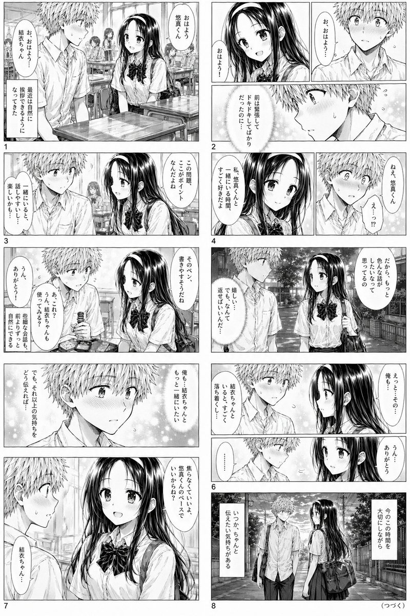 Romantic School Manga Page example 3
