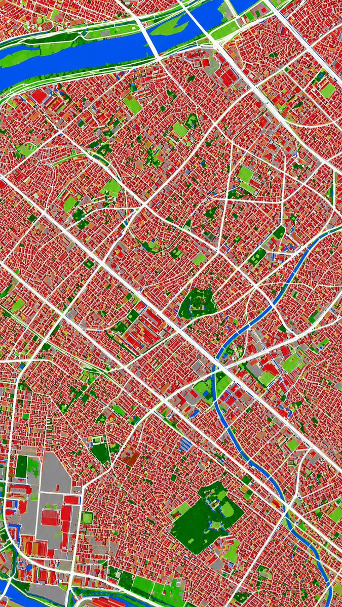 Aerial Photo to Land-Cover Map AI image template preview