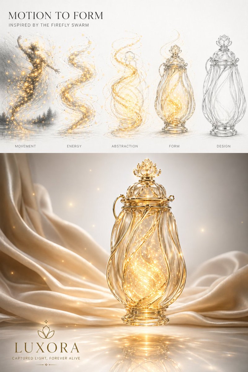 Design Poster Transformation Sequence AI image template preview