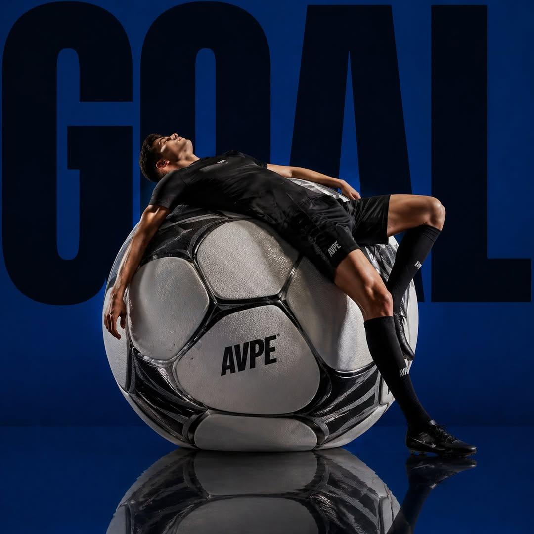 Professional Sports Campaign Portrait AI image template preview